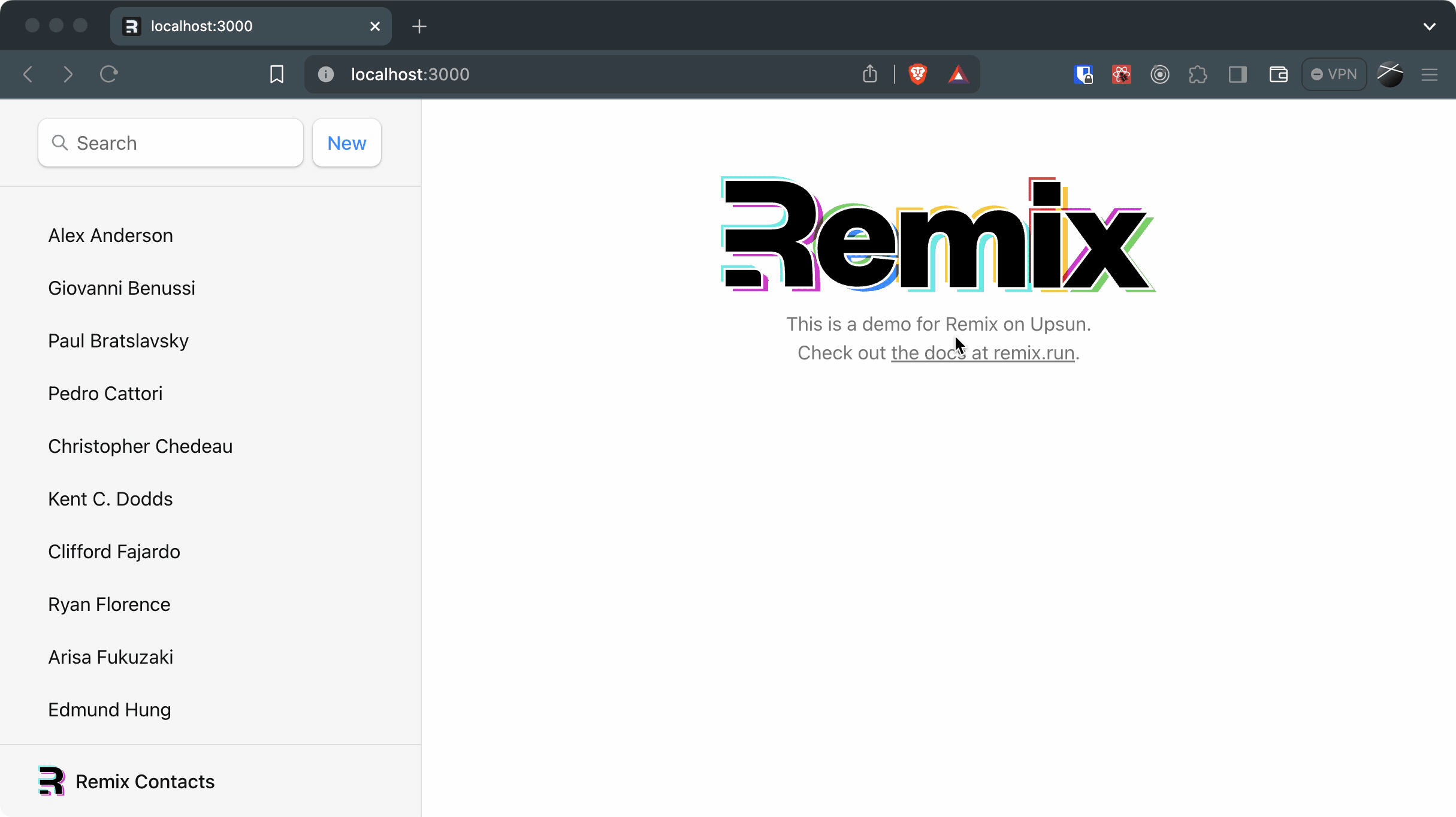 Remix Application