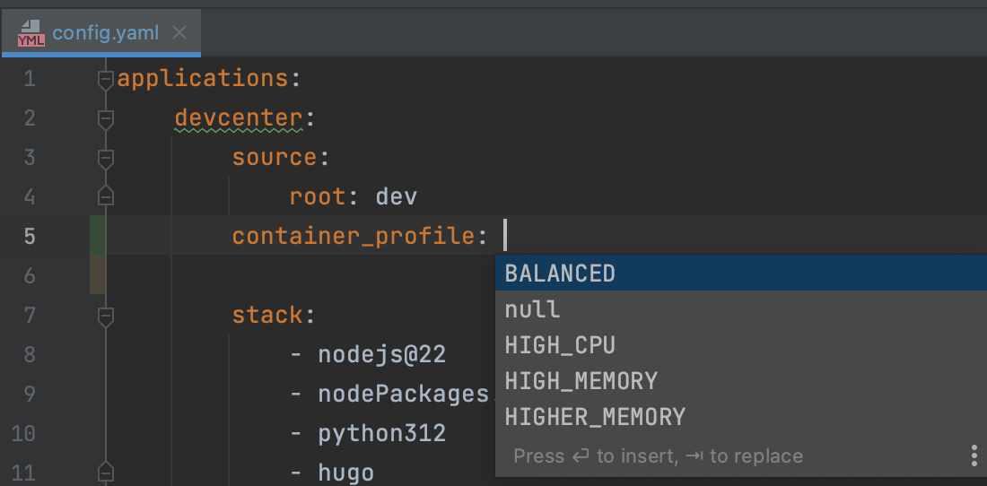 Let your IDE guide you: Autocomplete for fixed values